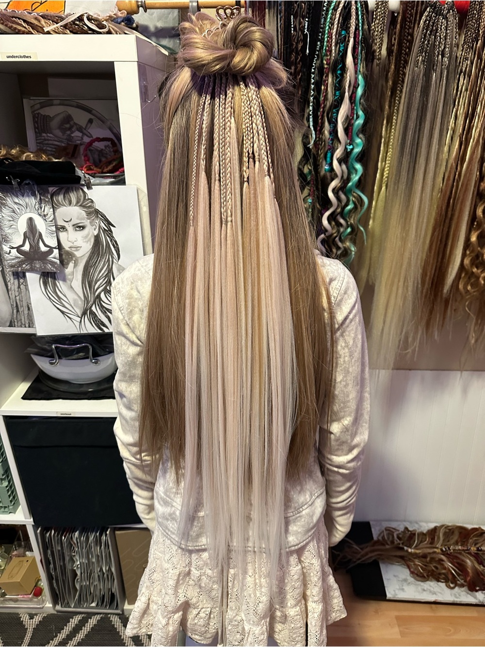 Blonde to Platinum Seamless Hair Extensions – Multi-Tone Blonde